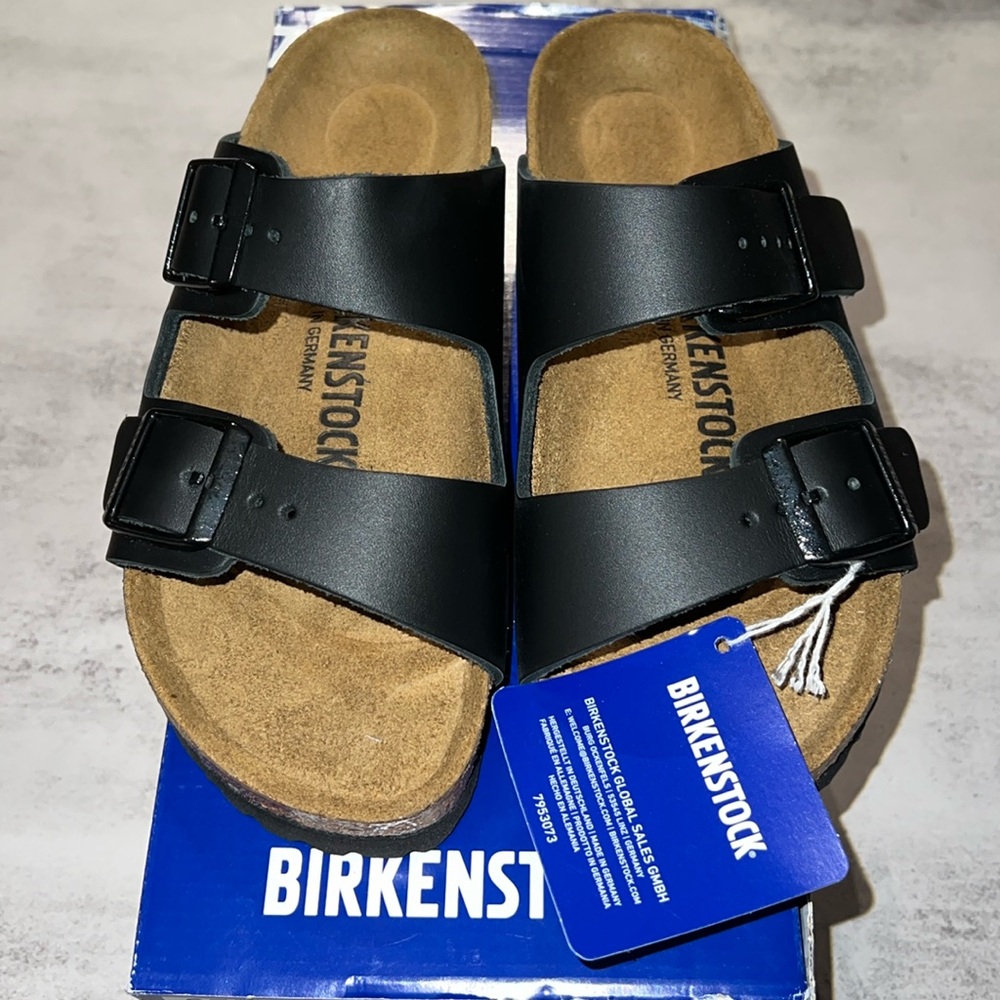 NWT Birkenstock Arizona BS Black